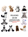 Choix de peluches de 18 cm