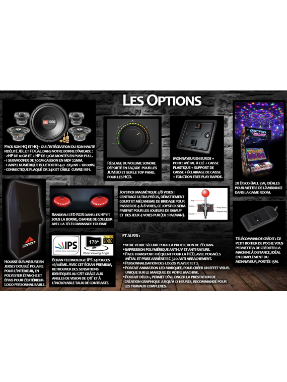 Borne d’arcade « art stand» HCD Borne d’arcade « art stand» HCD