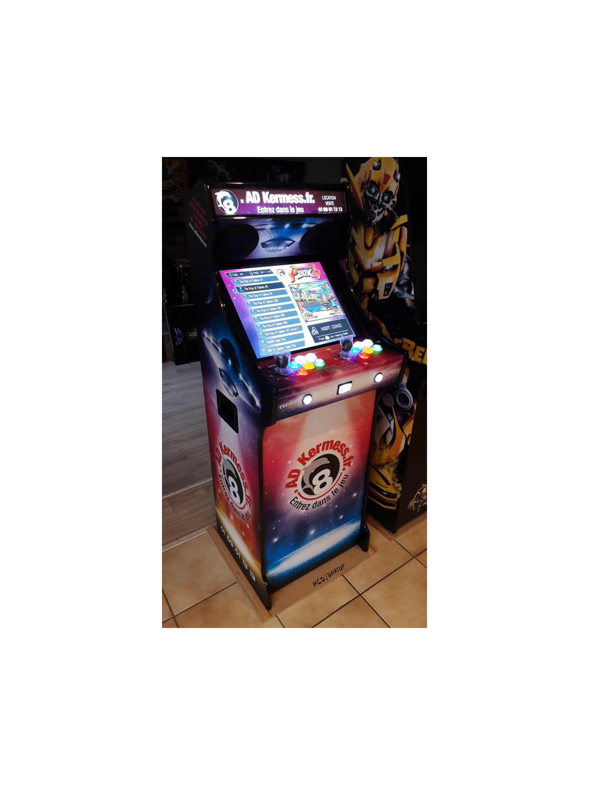Borne d’arcade « art stand» HCD
