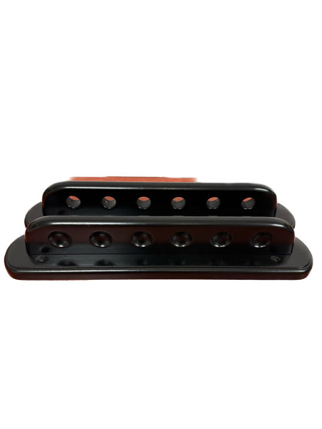 PORTE-QUEUE MURALE BOIS MASSIF BLACK (6 queues)