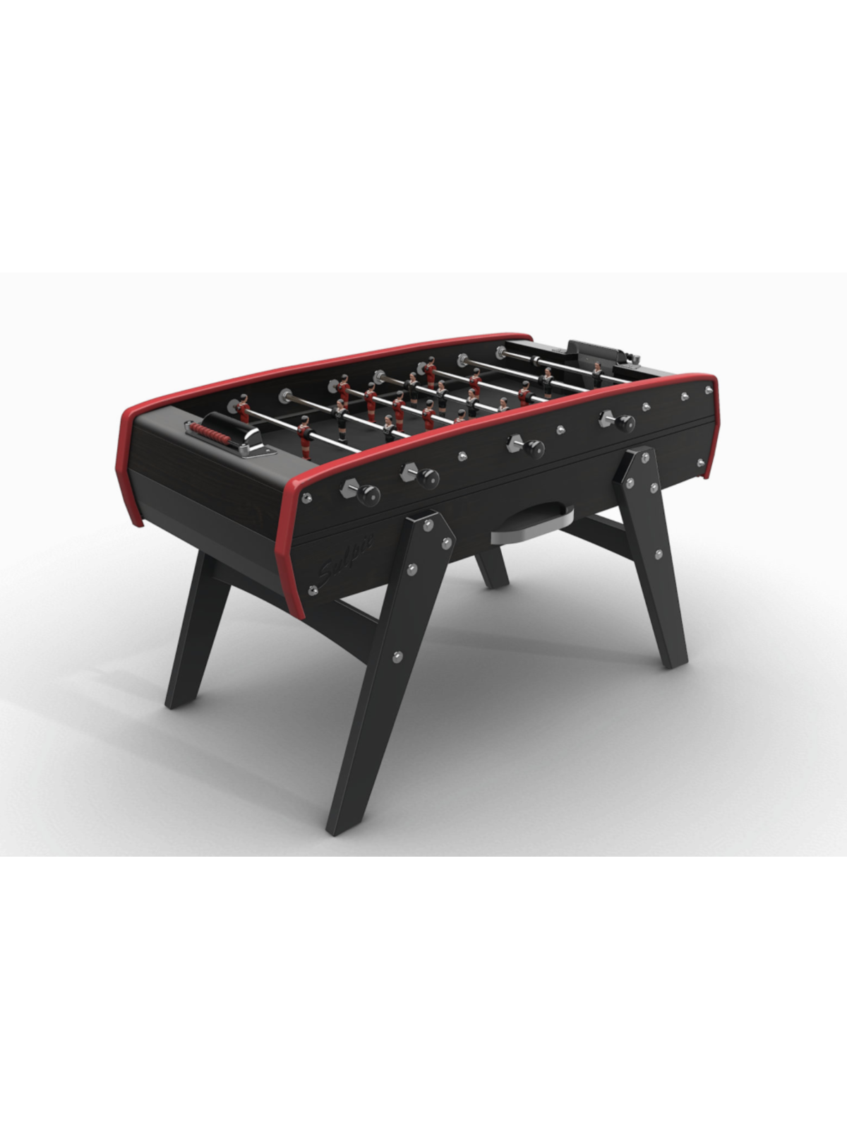 Baby-Foot Sulpie Evolution noir mat, poignées rondes