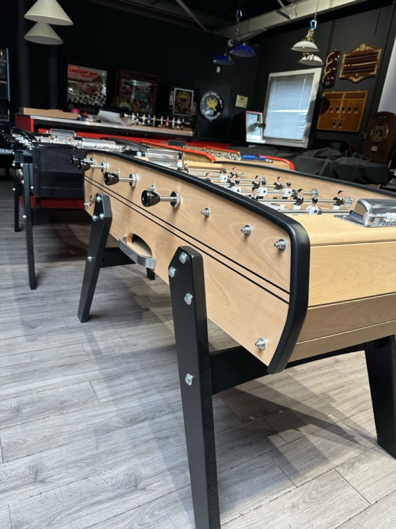 Baby-Foot Sulpie Evolution naturel mat, pieds noirs