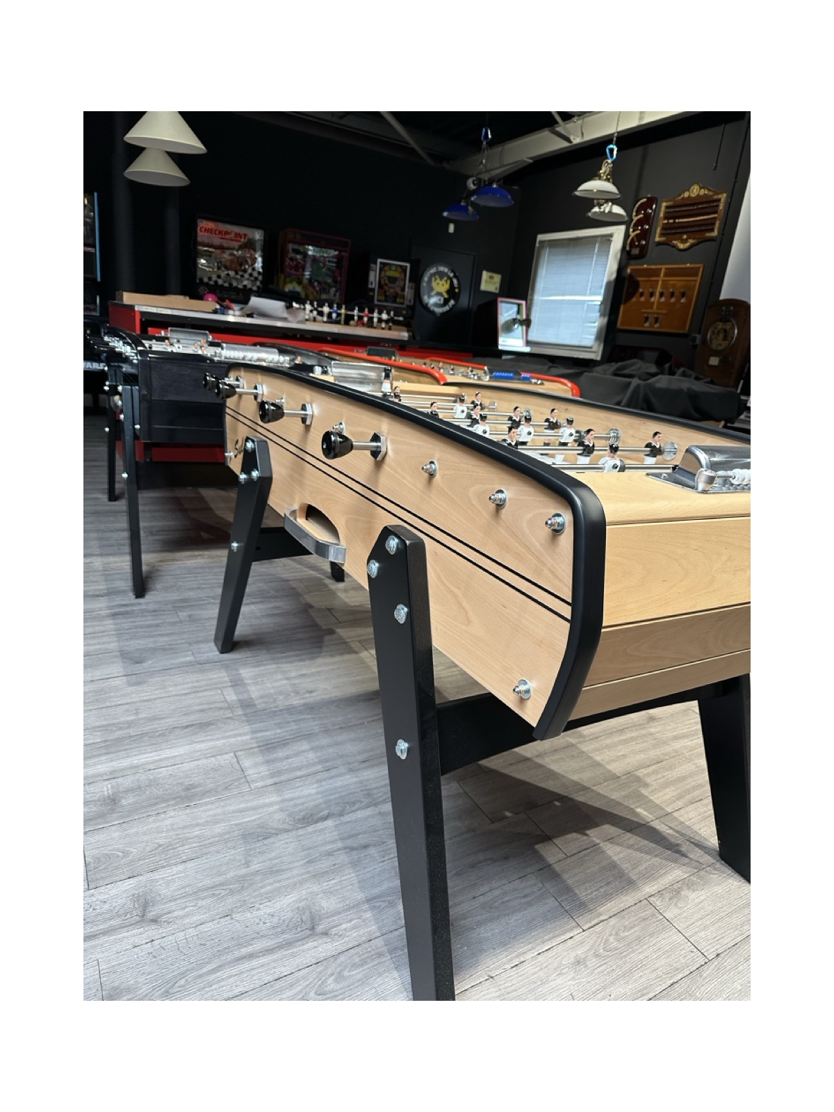 Baby-Foot Sulpie Evolution naturel mat, pieds noirs