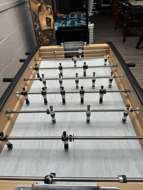 Baby-Foot Sulpie Evolution naturel mat, pieds bois