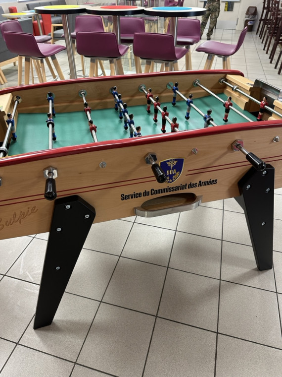 Gravure sur baby-foot