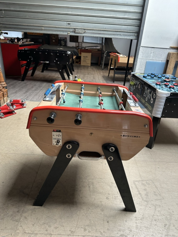 Baby-foot Bonzini 2 barres avec monnayeur OCCASION
