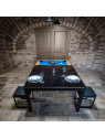 Billard FusionTables avec plateau en verre trempé personnalisé