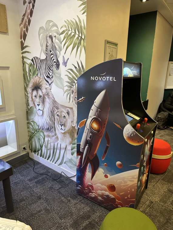 Location borne d’arcade personnalisée à la journée