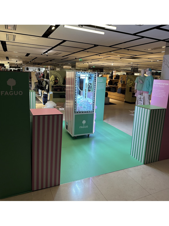 Location machine à pince personnalisée à la journée