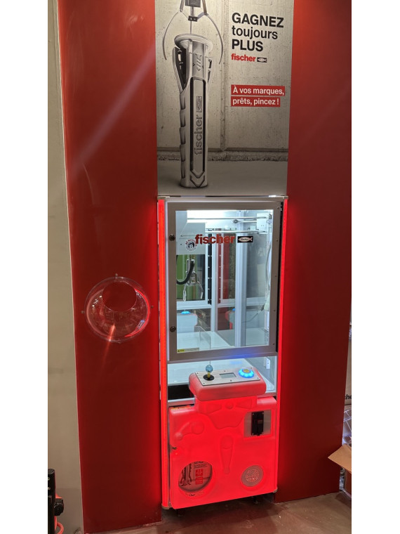 Location machine à pince personnalisée à la journée