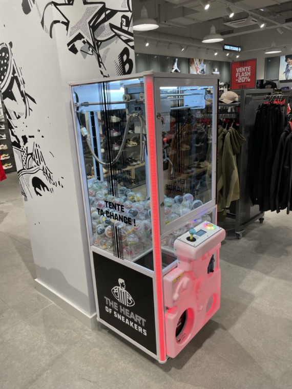 Location machine à pince personnalisée à la journée