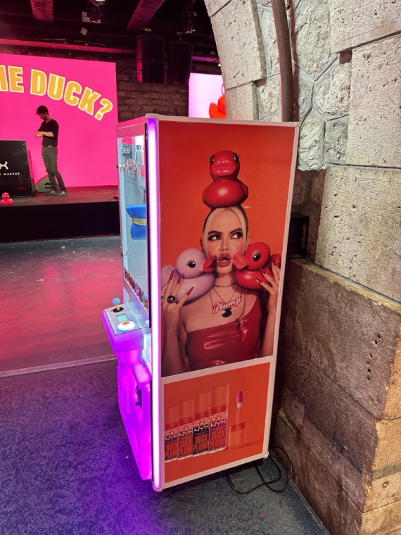 Location machine à pince personnalisée à la journée