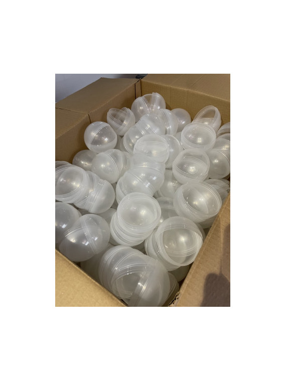 Location boules en plastique 90 mm pour machine à pince à la journée