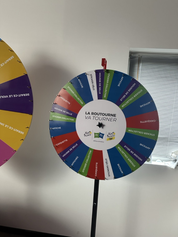 Location roue personnalisée 90 cm à la journée