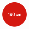 190 cm